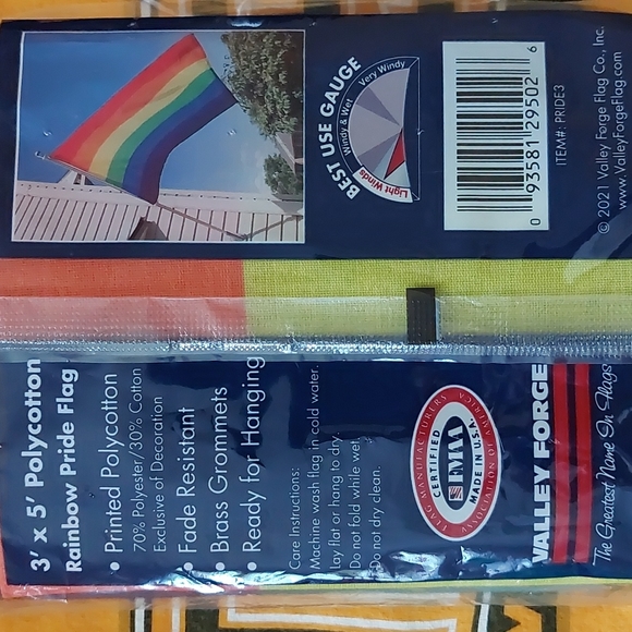 🏳️‍🌈 Pride Flag 🏳️‍🌈 Happy Pride Month 3 feet x 5 feet New In Packaging - Picture 3 of 3